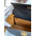 Hermes Kelly Sellier 28 Bicolor Bag in Black and Gold Epsom Calfskin Hermes Kelly Sellier 28 Bicolor Bag in Black and Gold Epsom Calfskin