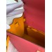 Hermes Kelly Sellier 28 Bicolor Bag in Rose Lipstick and Yellow Epsom Calfskin Hermes Kelly Sellier 28 Bicolor Bag in Rose Lipstick and Yellow Epsom Calfskin