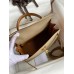 Hermes Kelly Sellier 28 Bicolor Bag in Trench and Gold Epsom Calfskin Hermes Kelly Sellier 28 Bicolor Bag in Trench and Gold Epsom Calfskin