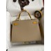 Hermes Kelly Sellier 28 Bicolor Bag in Trench and Yellow Epsom Calfskin Hermes Kelly Sellier 28 Bicolor Bag in Trench and Yellow Epsom Calfskin