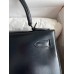 Hermes Kelly Sellier 28 Handmade Bag In Black Box Calfskin Hermes Kelly Sellier 28 Handmade Bag In Black Box Calfskin