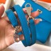 Hermes Kelly Retourne 28 Handmade Bag In Blue Zanzibar Clemence Leather Hermes Kelly Retourne 28 Handmade Bag In Blue Zanzibar Clemence Leather
