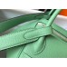 Hermes Lindy Mini Bag In Vert Criquet Clemence Leather GHW Hermes Lindy Mini Bag In Vert Criquet Clemence Leather GHW