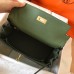 Hermes Kelly Retourne 28 Handmade Bag In Canopee Clemence Leather Hermes Kelly Retourne 28 Handmade Bag In Canopee Clemence Leather