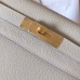 Hermes Kelly Retourne 28 Handmade Bag In Craie Clemence Leather Hermes Kelly Retourne 28 Handmade Bag In Craie Clemence Leather