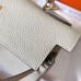 Hermes Kelly Retourne 28 Handmade Bag In Craie Clemence Leather Hermes Kelly Retourne 28 Handmade Bag In Craie Clemence Leather