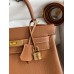 Hermes Kelly Retourne 28 Handmade Bag In Gold Clemence Leather Hermes Kelly Retourne 28 Handmade Bag In Gold Clemence Leather