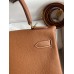 Hermes Kelly Retourne 28 Handmade Bag In Gold Clemence Leather Hermes Kelly Retourne 28 Handmade Bag In Gold Clemence Leather