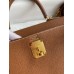 Hermes Kelly Retourne 28 Handmade Bag In Gold Clemence Leather Hermes Kelly Retourne 28 Handmade Bag In Gold Clemence Leather