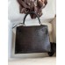 Hermes Kelly Sellier 25 Handmade Bag In Black Lizard Leather Hermes Kelly Sellier 25 Handmade Bag In Black Lizard Leather