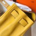 Hermes Kelly Retourne 28 Handmade Bag In Jaune Ambre Clemence Leather Hermes Kelly Retourne 28 Handmade Bag In Jaune Ambre Clemence Leather