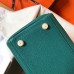 Hermes Kelly Retourne 28 Handmade Bag In Malachite Clemence Leather Hermes Kelly Retourne 28 Handmade Bag In Malachite Clemence Leather