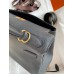 Hermes Kelly Retourne 28 Handmade Bag In Black Clemence Leather Hermes Kelly Retourne 28 Handmade Bag In Black Clemence Leather