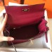 Hermes Kelly Retourne 28 Handmade Bag In Ruby Clemence Leather Hermes Kelly Retourne 28 Handmade Bag In Ruby Clemence Leather