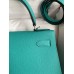 Hermes Kelly Sellier 28 Handmade Bag In Blue Paon Epsom Calfskin Hermes Kelly Sellier 28 Handmade Bag In Blue Paon Epsom Calfskin