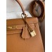 Hermes Kelly Sellier 28 Handmade Bag In Gold Epsom Calfskin Hermes Kelly Sellier 28 Handmade Bag In Gold Epsom Calfskin