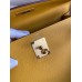 Hermes Kelly Sellier 28 Handmade Bag In Jaune Ambre Epsom Calfskin