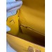 Hermes Kelly Sellier 28 Handmade Bag In Jaune Ambre Epsom Calfskin