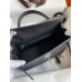 Hermes Kelly Sellier 28 Handmade Bag In Black Epsom Calfskin Hermes Kelly Sellier 28 Handmade Bag In Black Epsom Calfskin