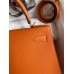 Hermes Kelly Sellier 28 Handmade Bag In Orange Epsom Calfskin Hermes Kelly Sellier 28 Handmade Bag In Orange Epsom Calfskin