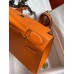 Hermes Kelly Sellier 28 Handmade Bag In Orange Epsom Calfskin Hermes Kelly Sellier 28 Handmade Bag In Orange Epsom Calfskin