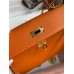 Hermes Kelly Sellier 28 Handmade Bag In Orange Epsom Calfskin Hermes Kelly Sellier 28 Handmade Bag In Orange Epsom Calfskin