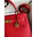 Hermes Kelly Sellier 28 Handmade Bag In Red Epsom Calfskin Hermes Kelly Sellier 28 Handmade Bag In Red Epsom Calfskin
