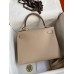 Hermes Kelly Sellier 28 Handmade Bag In Trench Epsom Calfskin Hermes Kelly Sellier 28 Handmade Bag In Trench Epsom Calfskin