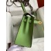 Hermes Kelly Sellier 28 Handmade Bag In Vert Criquet Epsom Calfskin Hermes Kelly Sellier 28 Handmade Bag In Vert Criquet Epsom Calfskin