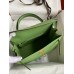 Hermes Kelly Sellier 28 Handmade Bag In Vert Criquet Epsom Calfskin Hermes Kelly Sellier 28 Handmade Bag In Vert Criquet Epsom Calfskin