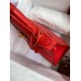 Hermes Kelly Sellier 28 Handmade Bag In Red Ostrich Leather Hermes Kelly Sellier 28 Handmade Bag In Red Ostrich Leather