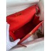 Hermes Kelly Sellier 28 Handmade Bag In Red Ostrich Leather Hermes Kelly Sellier 28 Handmade Bag In Red Ostrich Leather