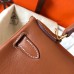 Hermes Kelly Retourne 28 Handmade Bag In Gold Swift Calfskin Hermes Kelly Retourne 28 Handmade Bag In Gold Swift Calfskin