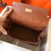 Hermes Kelly Retourne 28 Handmade Bag In Gold Swift Calfskin Hermes Kelly Retourne 28 Handmade Bag In Gold Swift Calfskin