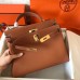 Hermes Kelly Retourne 28 Handmade Bag In Gold Swift Calfskin Hermes Kelly Retourne 28 Handmade Bag In Gold Swift Calfskin
