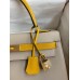 Hermes Kelly Sellier 32 Bicolor Bag in Trench and Yellow Epsom Calfskin Hermes Kelly Sellier 32 Bicolor Bag in Trench and Yellow Epsom Calfskin