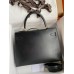 Hermes Kelly Sellier 32 Handmade Bag In Black Box Calfskin Hermes Kelly Sellier 32 Handmade Bag In Black Box Calfskin