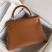 Hermes Kelly Retourne 32 Handmade Bag In Gold Clemence Leather Hermes Kelly Retourne 32 Handmade Bag In Gold Clemence Leather