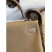 Hermes Kelly Retourne 32 Handmade Bag In Taupe Clemence Leather Hermes Kelly Retourne 32 Handmade Bag In Taupe Clemence Leather