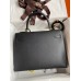 Hermes Kelly Sellier 32 Handmade Bag In Black Epsom Calfskin Hermes Kelly Sellier 32 Handmade Bag In Black Epsom Calfskin