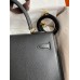 Hermes Kelly Sellier 32 Handmade Bag In Black Epsom Calfskin Hermes Kelly Sellier 32 Handmade Bag In Black Epsom Calfskin