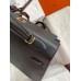 Hermes Kelly Sellier 32 Handmade Bag In Black Epsom Calfskin Hermes Kelly Sellier 32 Handmade Bag In Black Epsom Calfskin