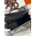 Hermes Kelly Sellier 32 Handmade Bag In Black Epsom Calfskin Hermes Kelly Sellier 32 Handmade Bag In Black Epsom Calfskin