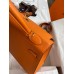 Hermes Kelly Sellier 32 Handmade Bag In Orange Epsom Calfskin Hermes Kelly Sellier 32 Handmade Bag In Orange Epsom Calfskin