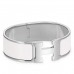 Hermes White Enamel Clic Clac H PM Bracelet Hermes White Enamel Clic Clac H PM Bracelet