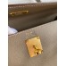 Hermes Kelly Sellier 32 Handmade Bag In Taupe Epsom Calfskin Hermes Kelly Sellier 32 Handmade Bag In Taupe Epsom Calfskin