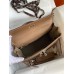 Hermes Kelly Lakis 32 Handmade Bag In Taupe Swift Calfskin