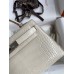 Hermes Kelly Mini II Sellier Handmade Bag In Beton Matte Alligator Leather Hermes Kelly Mini II Sellier Handmade Bag In Beton Matte Alligator Leather