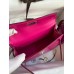 Hermes Kelly Mini II Sellier Handmade Bag In Rose Scheherazade Shiny Alligator Leather Hermes Kelly Mini II Sellier Handmade Bag In Rose Scheherazade Shiny Alligator Leather
