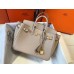 Hermes Birkin 25cm Bag In Beige Clemence Leather GHW Hermes Birkin 25cm Bag In Beige Clemence Leather GHW